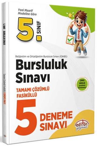 5. Sınıf Bursluluk Sınavı Tamamı Çözümlü 5 Deneme Sınavı