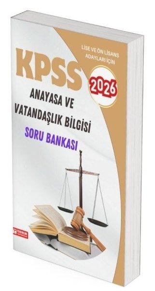 2026 KPSS Lise - Önlisans Anayasa ve Vatandaşlık Bilgisi Soru Bankası | Teorem Yayınları (İnce Kapak) - Resim 1