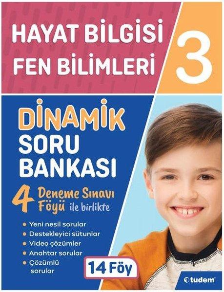 3.Sınıf Hayat Bilgisi + Fen Bilimleri Dinamik Soru Bankası | Tudem Yayınları - Ders Kitapları (İnce Kapak) - Resim 1