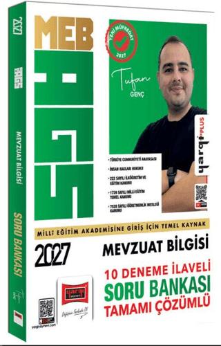 2027 MEB-AGS Mevzuat Bilgisi 10 Deneme İlaveli Tamamı Çözümlü Soru Bankası | Yargı Yayınevi (Ciltsiz) - Resim 1