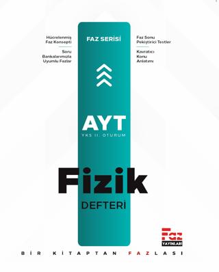 AYT Fizik Defteri | Faz Yayınları (Ciltsiz) - Resim 1