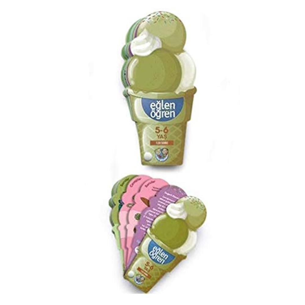 Eğlen Öğren Ice Cream 5-6 Yaş Dstil Tasarım İletişim Yayınları - Resim 1