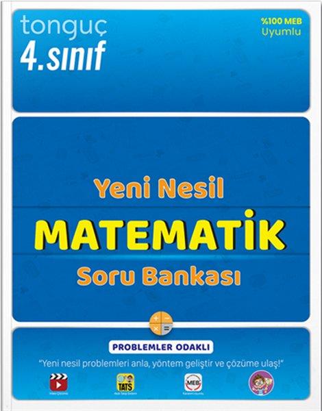 4.Sınıf Yeni Nesil Matematik Soru Bankası | Tonguç Akademi (İnce Kapak) - Resim 1
