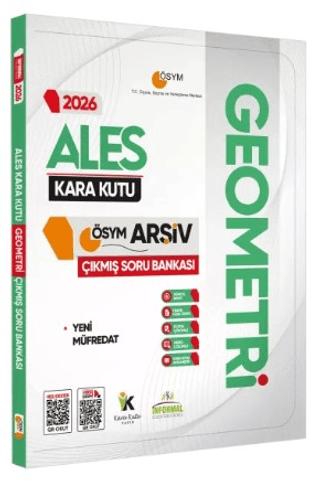 2026 ALES GEOMETRİNİN Kara Kutusu ÖSYM Çıkmış Soru Havuzu Bankası Konu Özetli Video/PDF Çözümlü | Karakutu Yayın (Ciltsiz) - Resim 1