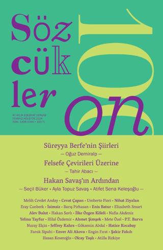 Sözcükler Dergisi 110. Sayı Temmuz - Ağustos 2024 | Sözcükler Yayınları (Ciltsiz) - Resim 1