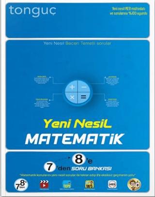Yeni Nesil Matematik 7'den 8'e Soru Bankası | Tonguç Akademi (Ciltsiz) - Resim 1