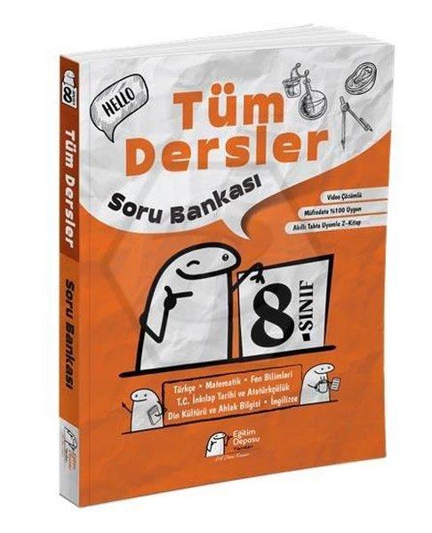 8.Sınıf Tüm Dersler Soru Bankası Eğitim Deposu Yayınları | Eğitim Deposu (İnce Kapak) - Resim 1