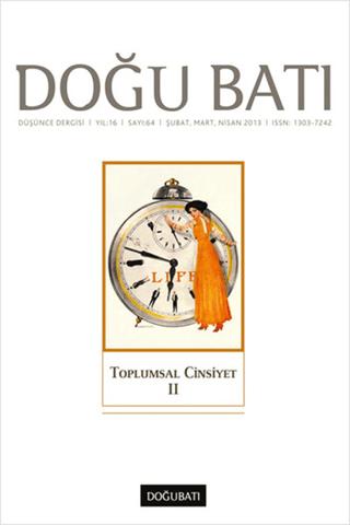 Doğu Batı Düşünce Dergisi Sayı: 64 Toplumsal Cinsiyet 2 | Doğu Batı Dergileri (Ciltsiz) - Resim 1