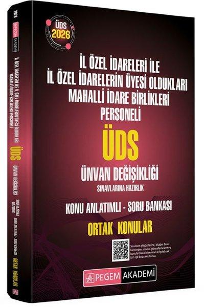 2026 ÜDS İl Özel İdareleri ile İl Özel İdarelerin Üyesi Oldukları Mahalli İdare Birlikleri Personeli | Pegem Akademi Yayıncılık (İnce Kapak) - Resim 1