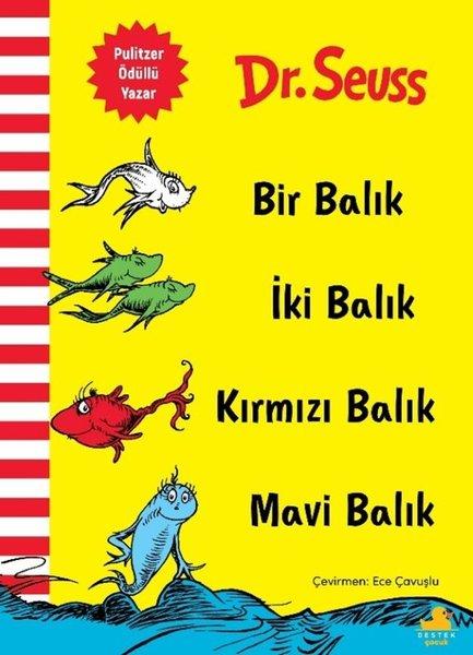 Bir Balık, İki Balık, Kırmızı Balık, Mavi Balık | Destek Çocuk (İnce Kapak) - Resim 1
