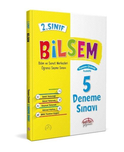 2.Sınıf Bilsem Tamamı Çözümlü 5 Fasikül Deneme Sınavı | Editör (İnce Kapak) - Resim 1