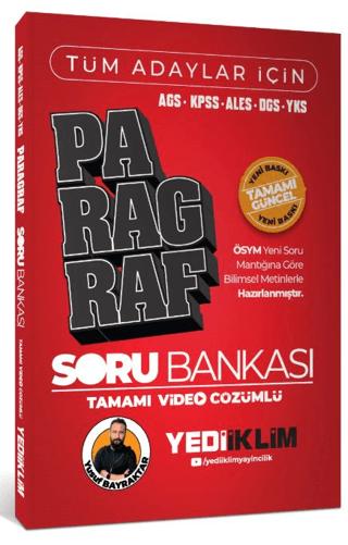 AGS KPSS ALES DGS YKS Tüm Adaylar İçin Paragraf Tamamı Video Çözümlü Soru Bankası