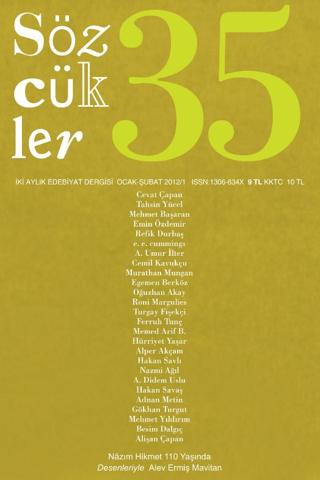 Sözcükler Dergisi Sayı: 35 Ocak - Şubat 2012 | Sözcükler Yayınları (Ciltsiz) - Resim 1