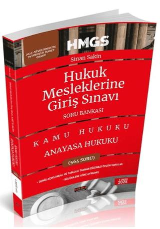 HMGS Anayasa Hukuku Soru Bankası | Savaş Yayınevi (Ciltsiz) - Resim 1
