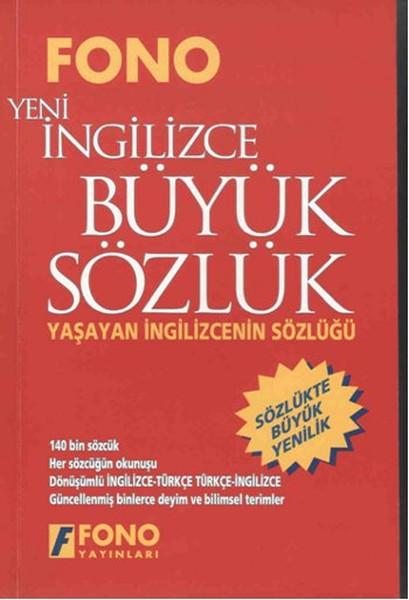 Yeni İngilizce Büyük Sözlük | Fono Yayınları (İnce Kapak) - Resim 1