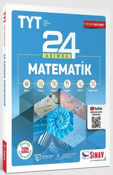 TYT 24 Adımda Matematik Konu Anlatımlı Soru Bankası | Sınav Dergisi Yayınları (İnce Kapak) - Resim 1