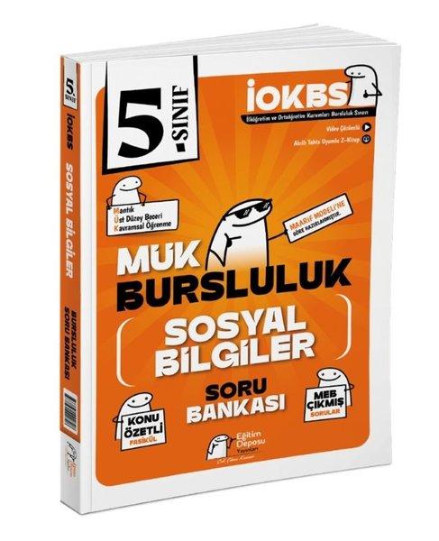 5. Sınıf MÜK İOKBS Bursluluk Sosyal Bilgiler Fasikül Soru Bankası | Eğitim Deposu (İnce Kapak) - Resim 1