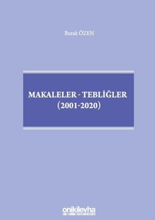 Makaleler-Tebliğler (2001-2020) | On İki Levha Yayınları (Ciltli) - Resim 1