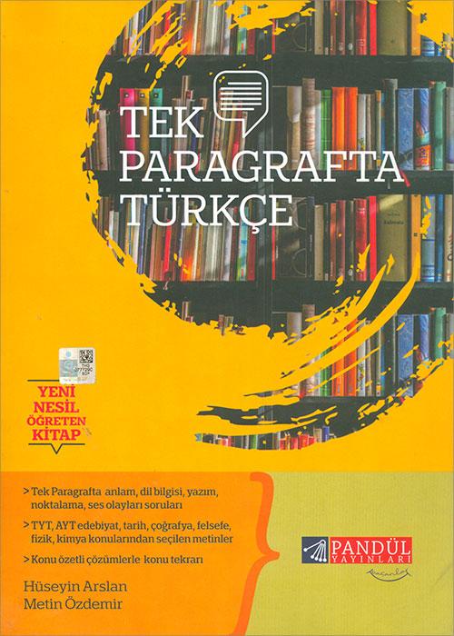 Tek Paragrafta Türkçe (Kampanyalı) Pandül Yayınları | Pandül Yayınları - Resim 1
