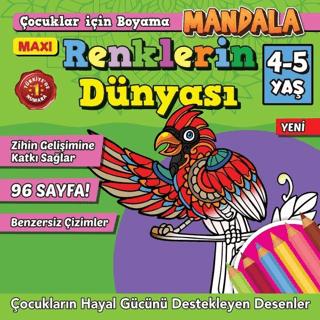 Maxi Mandala Renklerin Dünyası Mandala 8 | Maxi Yayıncılık (Ciltsiz) - Resim 1