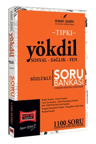 2024 Tıpkı YÖKDİL Sosyal - Sağlık - Fen Sözlüklü Tamamı Detaylı Çözümlü Soru Bankası | Yargı Yayınevi (Ciltsiz) - Resim 1