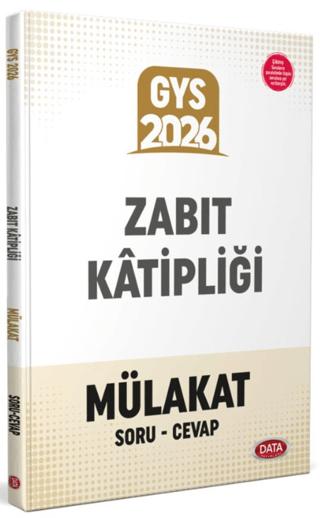 Zabıt Katipliği Mülakat Soru - Cevap | Data Yayınları (Ciltsiz) - Resim 1