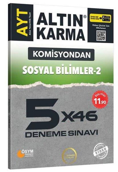 Komisyondan AYT Sosyal Bilimler 2-5x46 Deneme Sınavı | Altın Karma Yayınları (İnce Kapak) - Resim 1