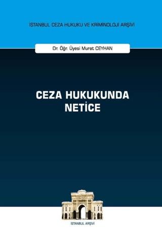 Ceza Hukukunda Netice | On İki Levha Yayınları (Ciltli) - Resim 1