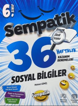 6. Sınıf Sosyal Bilgiler 36 Haftalık Kazanım Denemeleri | Ünlüler Karması (Ciltsiz) - Resim 1