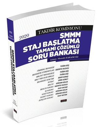 Takdir Komisyonu SMMM Staj Başlatma Soru Bankası | Savaş Yayınevi (Ciltsiz) - Resim 1