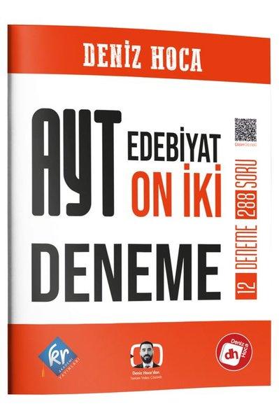 Deniz Hoca AYT Edebiyat 12 Deneme | KR Akademi (İnce Kapak) - Resim 1