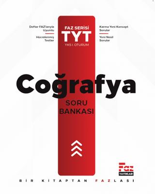 TYT Coğrafya Soru Bankası | Faz Yayınları (Ciltsiz) - Resim 1