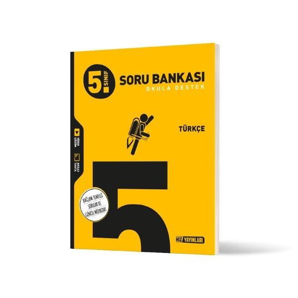 5. Sınıf Türkçe Soru Bankası | Hız Yayınları (İnce Kapak) - Resim 1