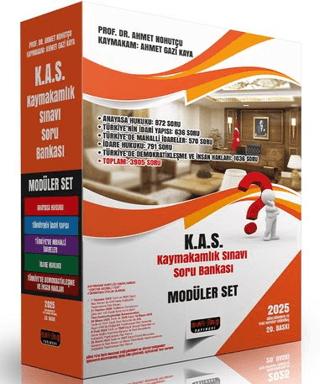KAS Kaymakamlık Sınavı Test Soru Bankası Modüler Set | Savaş Yayınevi (Ciltsiz) - Resim 1