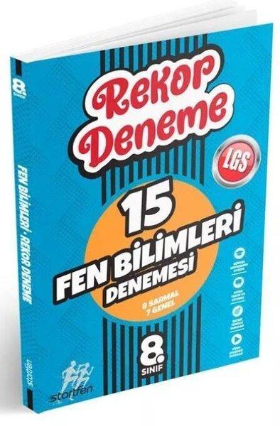 8. Sınıf Fen Bilimleri Rekor Deneme | Startfen Yayınları (İnce Kapak) - Resim 1