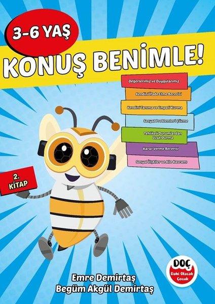 Konuş Benimle! 3 - 6 Yaş 2. Kitap | Dahi Olacak Çocuk Yayınları (İnce Kapak) - Resim 1