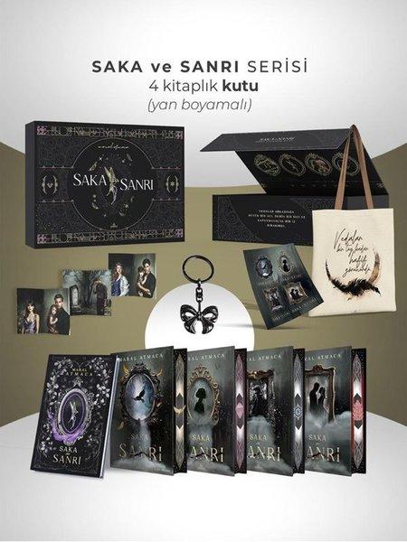 Saka ve Sanrı Seti - Yan Boyamalı Kutu - 4 Kitap Takım | Ephesus Yayınları (Ciltli) - Resim 1