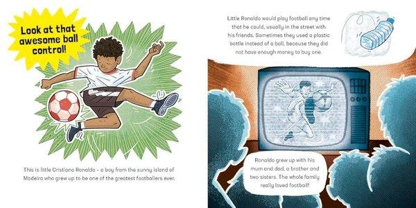 Football Stories: Ronaldo | Hachette Children (İnce Kapak) - Resim 2