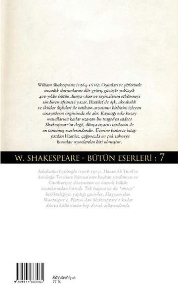 Hamlet - Hasan Ali Yücel Klasikleri | İş Bankası Kültür Yayınları - Hasan Ali Yücel Klasikler Dizisi (İnce Kapak) - Resim 2