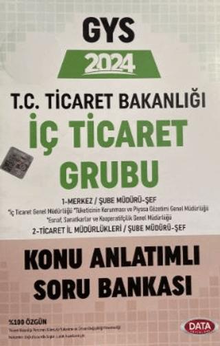 2024 Ticaret Bakanlığı İç Ticaret Grubu Konu Anlatımlı | Data Yayınları (Ciltsiz) - Resim 1