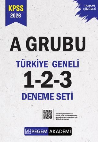 2026 KPSS A Grubu Tamamı Çözümlü Türkiye Geneli 1-2-3 (3'lü Deneme Seti) | Pegem Akademi Yayıncılık (Ciltsiz) - Resim 1