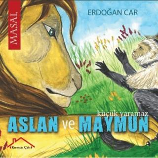 Aslan ve Maymun | Kırmızı Çatı Yayınları (Ciltsiz) - Resim 1