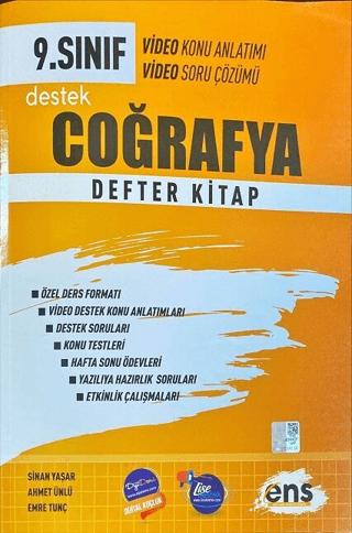 9. Sınıf Coğrafya Destek Defter Kitap | ENS Yayınları (Ciltsiz) - Resim 1