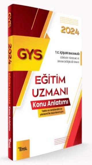 İçişleri Bakanlığı Görevde Yükselme ve Ünvan Değişikliği Sınavı Eğitim Uzmanı Konu Anlatımı | Temsil Kitap (Ciltsiz) - Resim 1