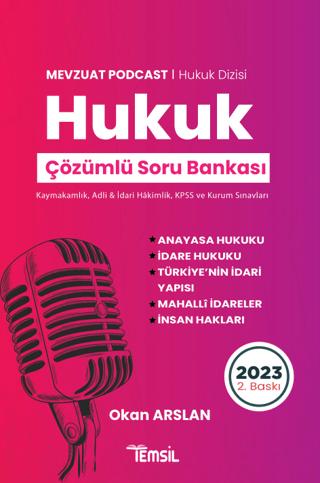 Mevzuat Podcast Hukuk Çözümlü Soru Bankası | Temsil Kitap (Ciltsiz) - Resim 1