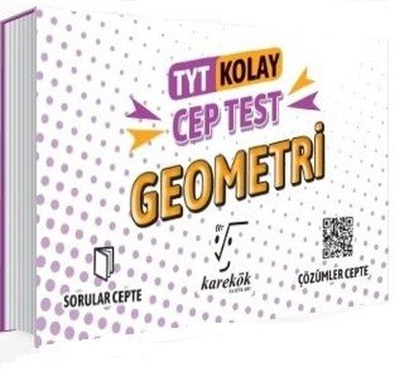 TYT Kolay Geometri Cep Test | Karekök Eğitim Yayın (İnce Kapak) - Resim 1