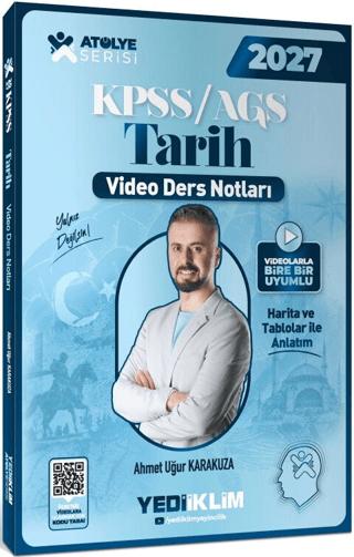 2027 KPSS AGS Atölye Serisi Genel Kültür Tarih Video Ders Notları | Yediiklim Yayınları (Ciltsiz) - Resim 1