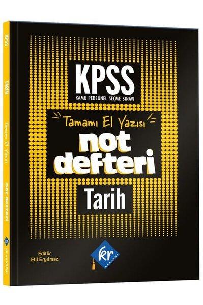 KPSS Tarih El Yazısı Konu Anlatım Defteri | KR Akademi (İnce Kapak) - Resim 1