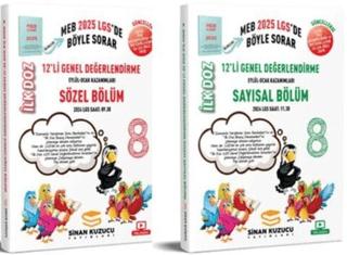 2025 8. Sınıf LGS İlk Doz Sayısal Sözel 12 li Genel Değerlendirme Sınav Seti | Sinan Kuzucu Yayınları (Ciltsiz) - Resim 1