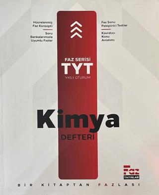 TYT Kimya Defter | Faz Yayınları (Ciltsiz) - Resim 1